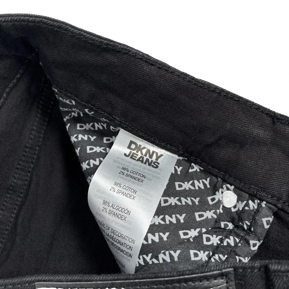 New Mens DKNY Jeans Bedford Slim Black Denim Size 33x30 NWT $79